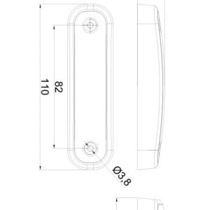 lampa gabarit led ft 45 dt1