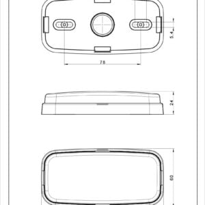 lampa gabarit led ft 80 dt1