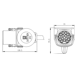 Stecher Electric 15 Pini / 24V - ADR