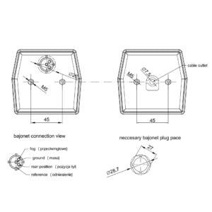 lampa mers inapoi ft 124 dt