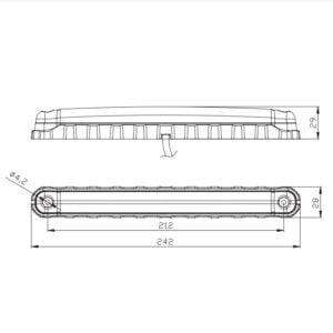 lampa plafoniera LED FT 34 L DT