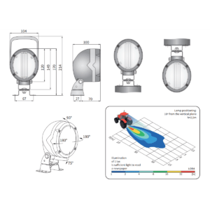 Alternative view of Proiector De Lucru Oval LOR 4 - Wesem