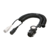 Adaptor cablu spiralat tip Y 15pini / 2x7 pini si 24V