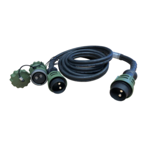 Cablu de alimentare electric cu stecher Nato 2 pini L=6m