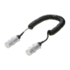 cablu electric spiralat cu stecher metalic 24v 7 pini tip s