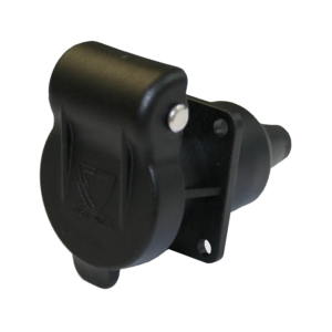 Priza electrica 6-24V / 3 pini (25A) cu flansă cu 4 suruburi