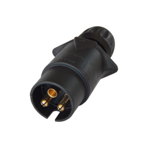 Stecher electric 12V 3 pini rotund - 251028